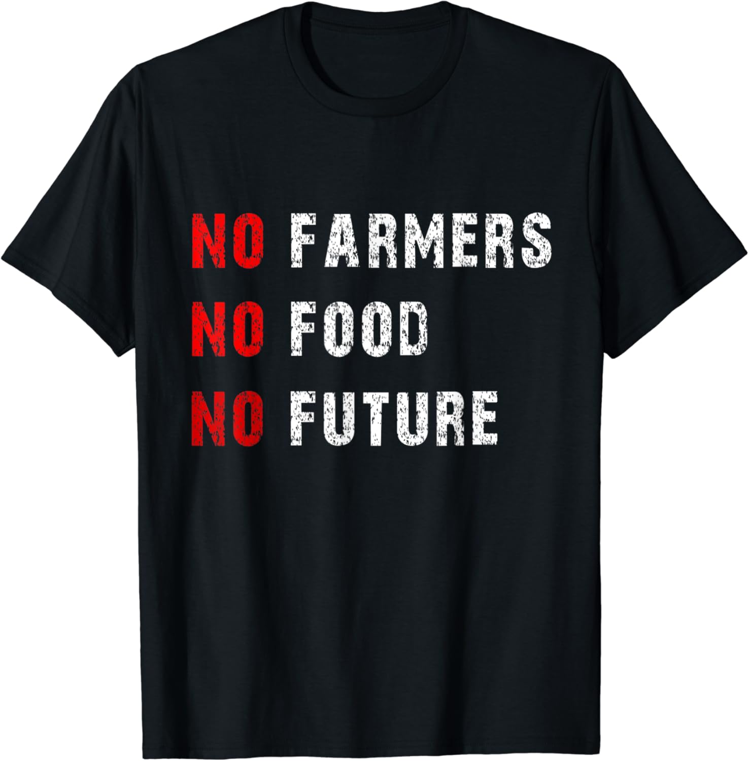 No Farmers No Food No Future Landwirtschaft TShirt Amazon.de Bekleidung